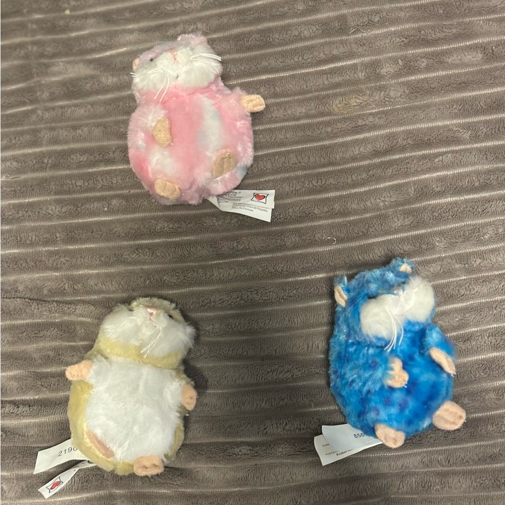 Webkinz Colorfful Plush Hamster Toys